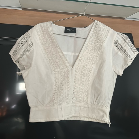 White embroidered shirt - Picture 1 of 3